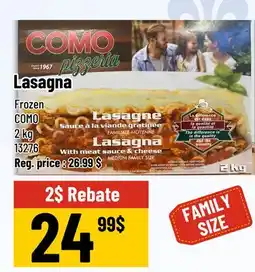 Mayrand COMO Lasagna offer