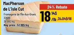 Mayrand MacPherson de L'Isle Cut offer