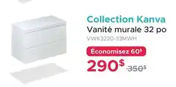 Bath Depot Collection Kanva Vanité murale 32 po offer