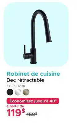 Bath Depot Robinet de cuisine Bec rétractable offer