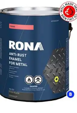 RONA RONA stain and specialty paint, 3.6-L, rust paint offer