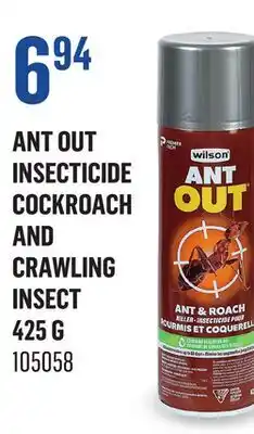 Canac ANT OUT INSECTICIDE COCKROACH AND CRAWLING INSECT offer