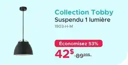 Bath Depot Collection Tobby Suspendu 1 lumière offer