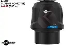RONA In-sink-erator 3/4 HP food waste disposers offer