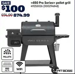 RONA PIT BOSS 850 Pro Series pellet grill offer