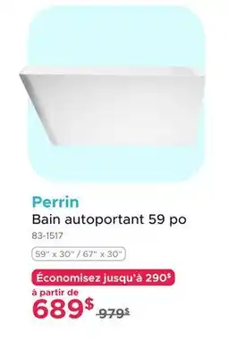 Bath Depot Perrin Bain autoportant 59 po offer