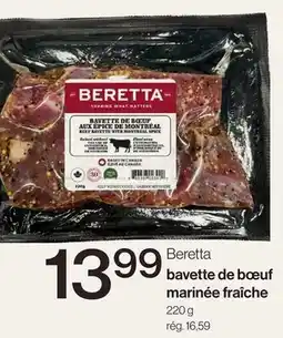 Avril Beretta bavette de bœuf marinée fraîche offer