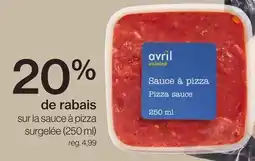 Avril Sauce à pizza surgelée offer