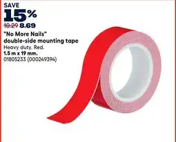 RONA No More Nails double-side mounting tape offer