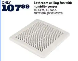 RONA Bathroom ceiling fan with humidity sensor offer