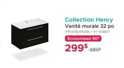 Bath Depot Collection Henry Vanité murale 32 po offer