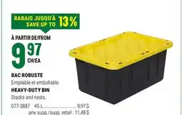 BMR BAC ROBUSTE offer