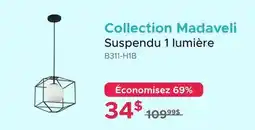 Bath Depot Collection Madaveli Suspendu 1 lumière offer