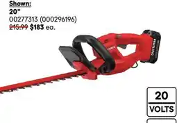 RONA All CRAFTSMAN 20-V hedge trimmers ad leaf blowers, 20 offer