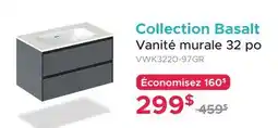 Bath Depot Collection Basalt Vanité murale 32 po offer