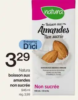Avril Natura boisson aux amandes non sucrée offer