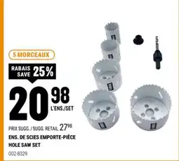 BMR ENS. DE SCIES EMPORTE-PIÈCE offer