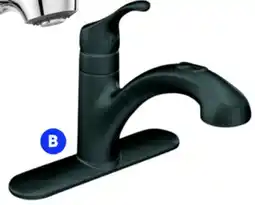RONA pull-out kitchen faucets, Matte black finish offer