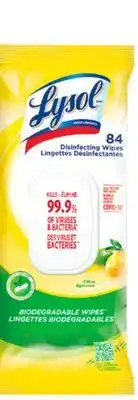 RONA Lysol 84 disinfecting wipes offer