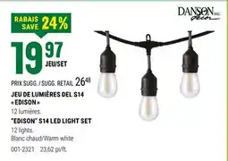 BMR JEU DE LUMIÈRES DEL S14  EDISON  offer
