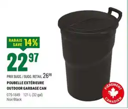 BMR POUBELLE EXTÉRIEURE offer