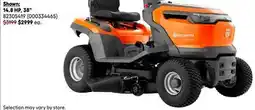 RONA 14.8 HP, 38 HUSQVARNA Tractors offer