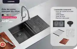 Bath Depot Évier de cuisine sous-plan 33 x 19 po offer