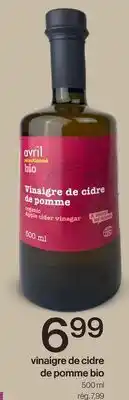 Avril Vinaigre de cidre de pomme bio offer