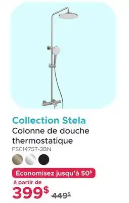 Bath Depot Collection Stela Colonne de douche thermostatique offer