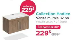 Bath Depot Collection Hadlee Vanité murale 32 po offer