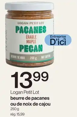 Avril Logan Petit Lot beurre de pacanes ou de noix de cajou offer