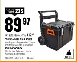 BMR COFFRE À OUTILS SUR ROUES offer