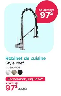 Bath Depot Robinet de cuisine Style chef offer