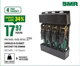 BMR SANGLES À CLIQUET offer