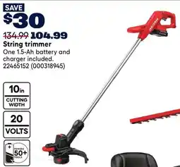 RONA CRAFTSMAN String trimmer offer