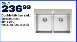 RONA VALU+ 20 x 29 Double kitchen sink offer