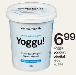 Avril Yoggu! yogourt végétal offer