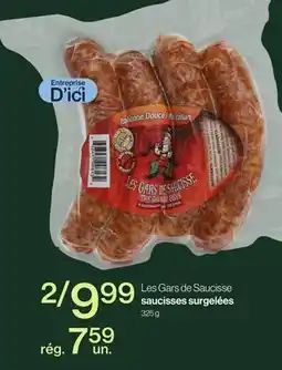 Avril Les gars de saucisse saucisses surgelées offer