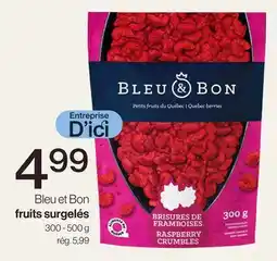 Avril Bleu et Bon fruits surgelés offer