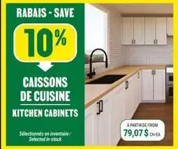 BMR 10% de rabais sur les caissons de cuisine offer