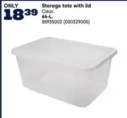 RONA 64-L. Storage tote with lid offer