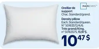 Walmart Density pillow offer
