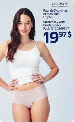 Walmart Stretch My Way briefs 3-pack offer