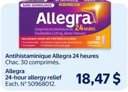 Walmart Allegra 24-hour allergy relief offer