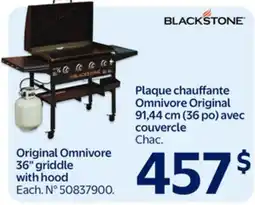 Walmart Blackstone Original Omnivore 36 griddle with hood offer