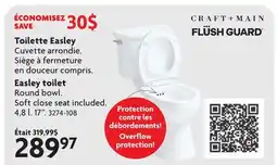 Home Hardware Easley toilet Round offer
