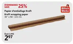 Home Hardware Kraft wrapping paper offer