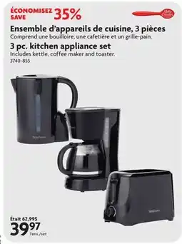 Home Hardware 3 pc. kitchen appliance set offer