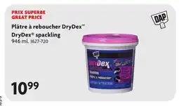 Home Hardware DryDex spackling offer