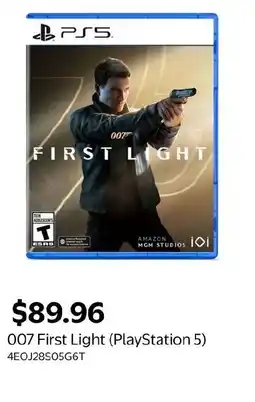 Walmart 007 First Light PlayStation 5 offer